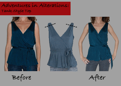 Adventures in Alterations: Tank Style Tops