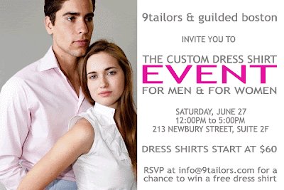 Custom Dress Shirts: 9tailors in Boston