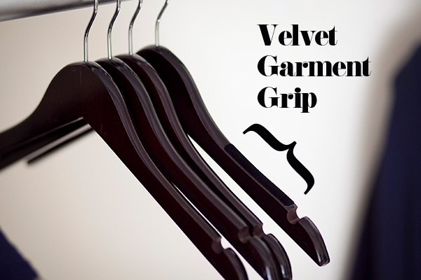 hanger velvet garment grip stickers