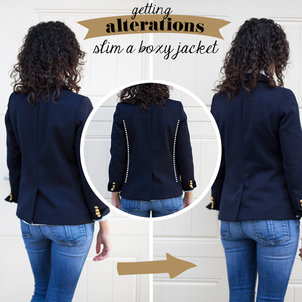 Adventures in Alterations: Slim a Boxy Jacket