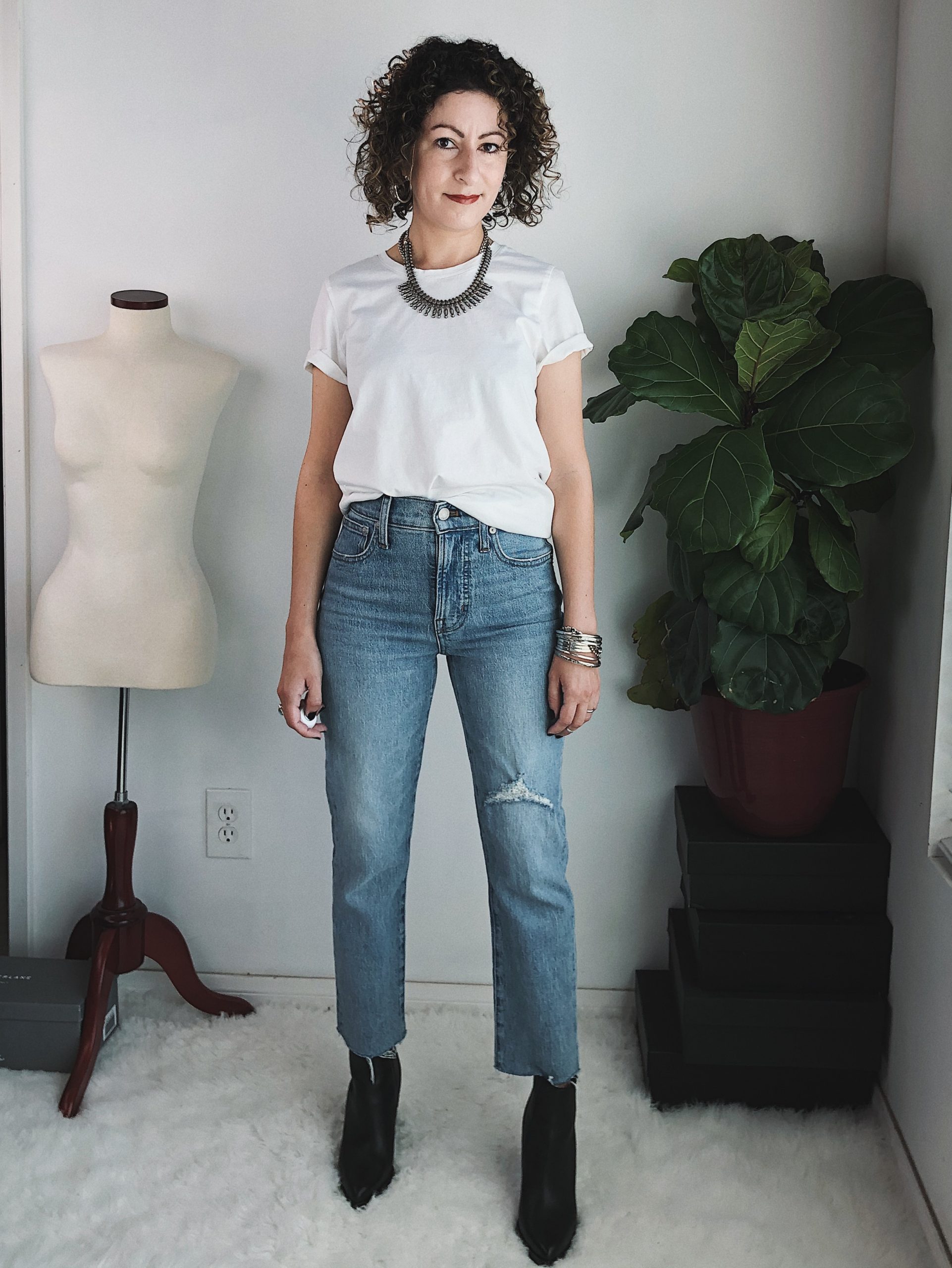 madewell petite perfect vintage jean denim review