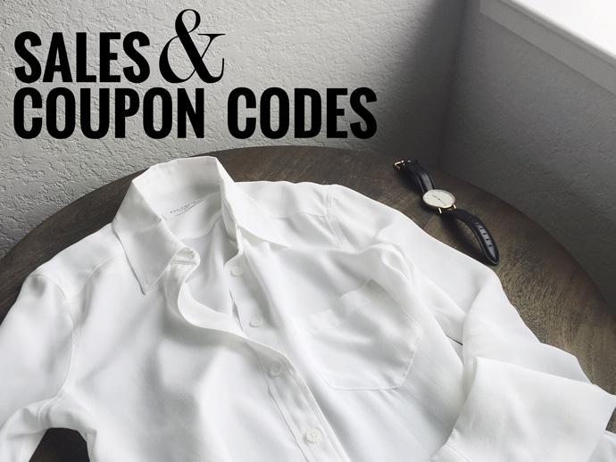 Sales & Coupon Codes – 1/15/16