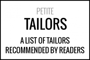 List of tailors recommended by petites
